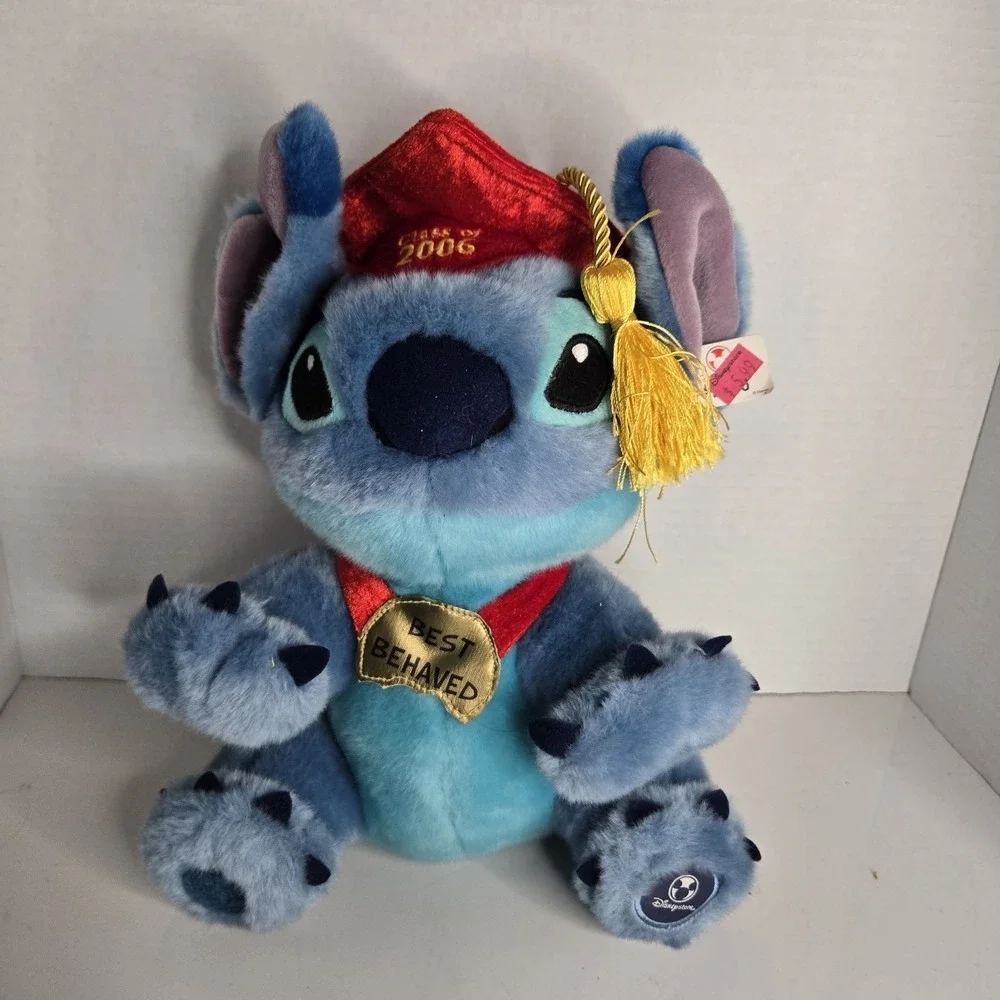 Disney Store Class Of 2006 Graduation Stitch Best Behaved Plush 10
